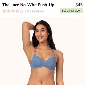 Lace push-up bra